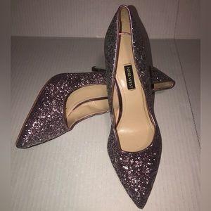 Nine West Pink/Silver Ombré Heels